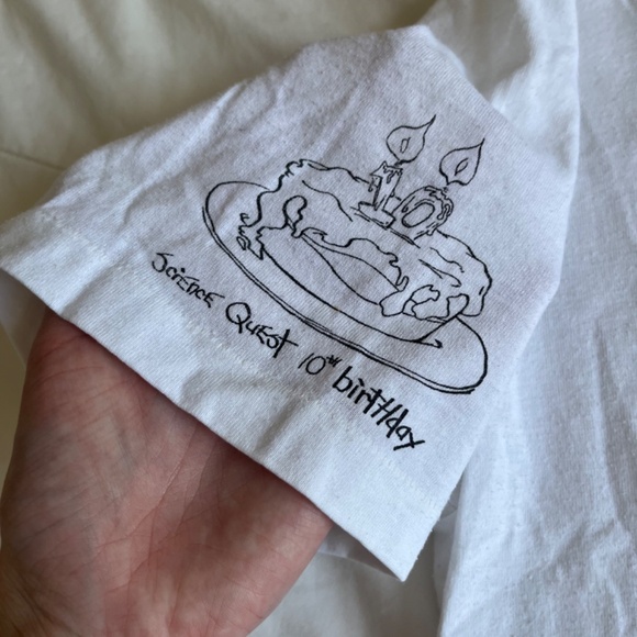 VINTAGE '98 Science Quest brain t-shirt - Picture 4 of 9